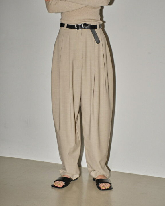 楽天市場】【即納】TODAYFUL トゥデイフルHighwaist Tuck Trousers  