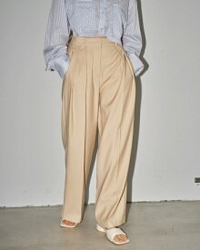 TODAYFUL トゥデイフル LIFE's ライフズ 2024 Spring/Summer 先行予約 2024春夏受注会Tuck Twill Trousers タックツイルトラウザー パンツ 12410707 吉田怜香【2024SS新作予約】【4月下旬-5月下旬お届け予定】≪3月30日予約開始≫