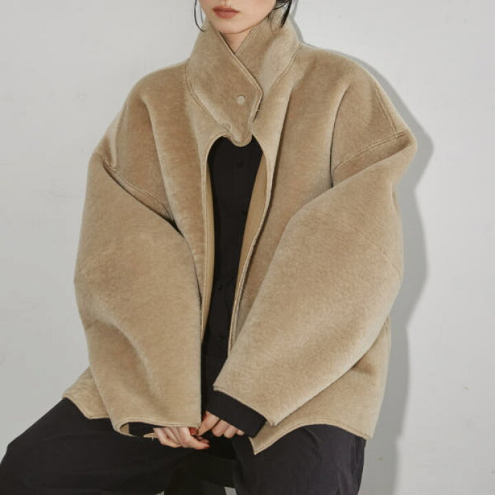 TODAYFUL トゥデイフルスタンドカラーボアジャケットエクリュ - その他 