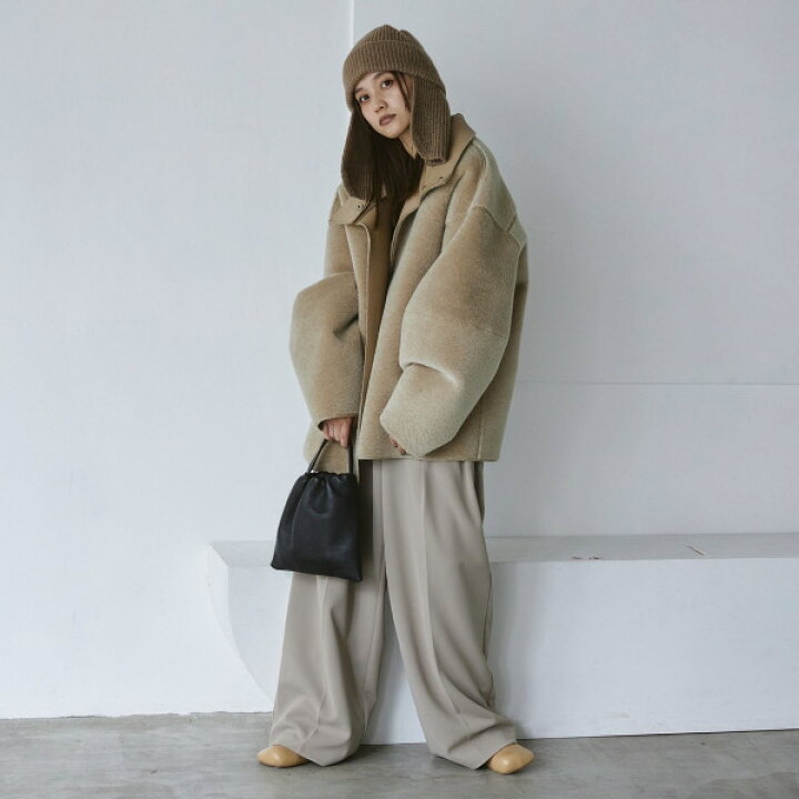 TODAYFUL トゥデイフルスタンドカラーボアジャケットエクリュ - その他 