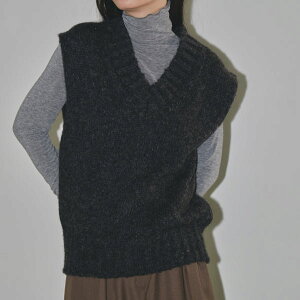�y���[�zTODAYFUL �g�D�f�C�t�� LIFE's ���C�t�YMottle Yarn Knit Vest ���[�����[���j�b�g�x�X�g �Z�[�^�[ 12320516 �g�c�十