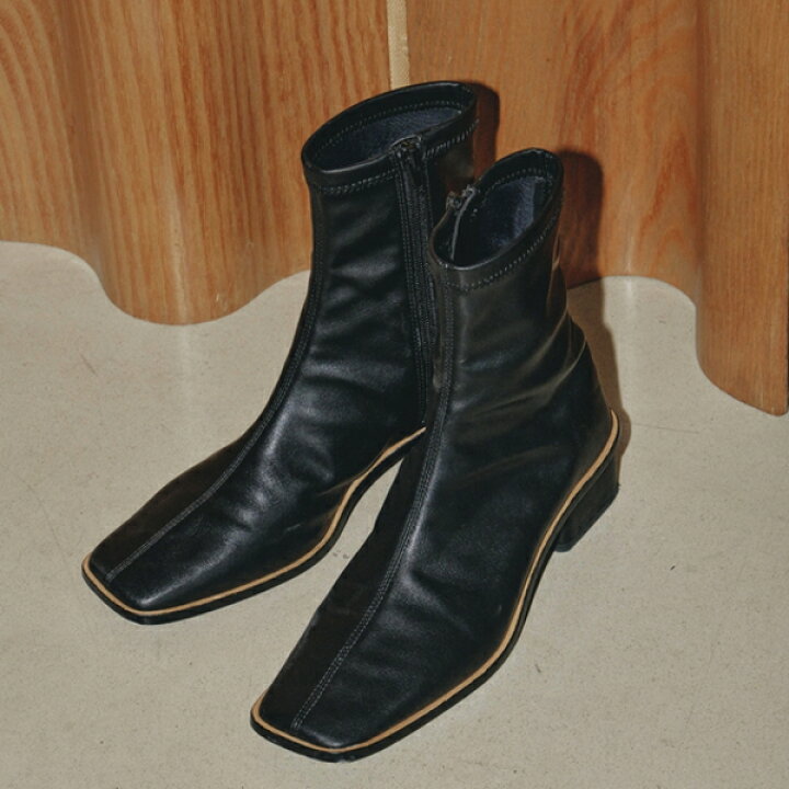 TODAYFUL ストレッチレザーブーツ 37サイズ 黒 - メルカリ｜ロングブーツ
