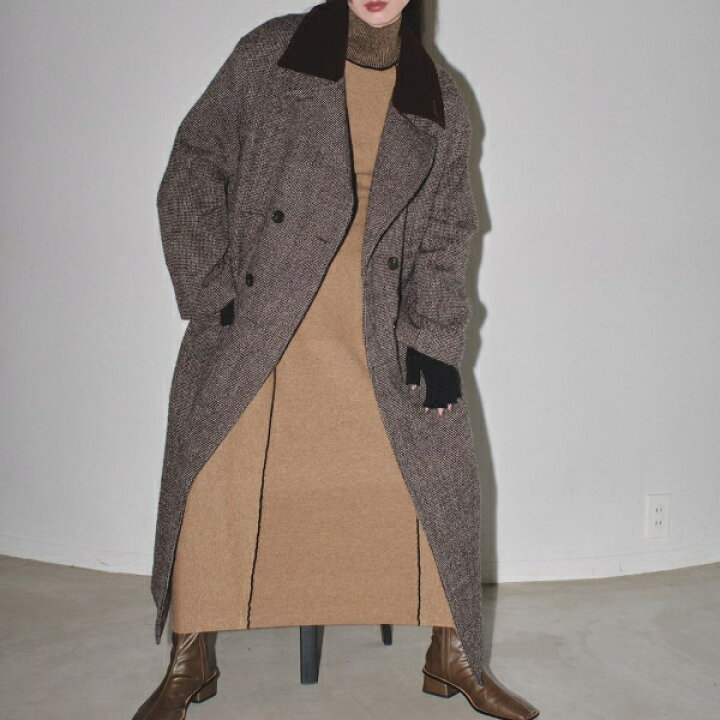 楽天市場】【即納】TODAYFUL トゥデイフルDoublecollar Tweed Coat  