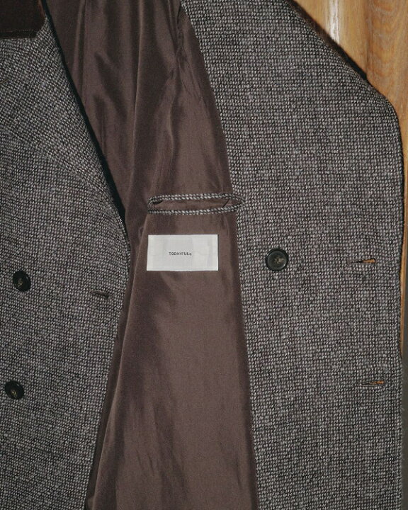 楽天市場】【即納】TODAYFUL トゥデイフルDoublecollar Tweed Coat 