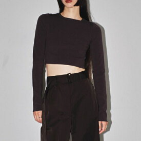 【即納】TODAYFUL トゥデイフルCropped Smooth Knit クロップドスムースニット ショート丈 短丈 12410504 吉田怜香【2024SS新作】【あす楽】≪2月11日入荷≫