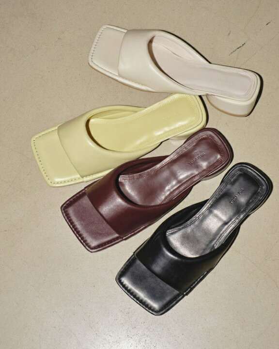 TODAYFUL Square Padded Sandals