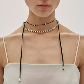 【即納】TODAYFUL トゥデイフル2025prefall 2025夏秋Pearl Ribbon Choker パールリボンチョーカー ネックレス12510909 吉田怜香【2025AW新作】≪6月14日入荷≫