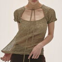 【SALE】【セール】【20％OFF】【即納】TODAYFUL トゥデイフル2026springsummer 2026春夏2way Sheer Knittops 2wayシ…