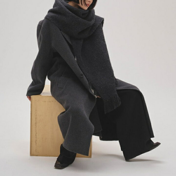 TODAYFUL Wool Over Coat リバーコート ロング丈 黒 36 楽天市場 