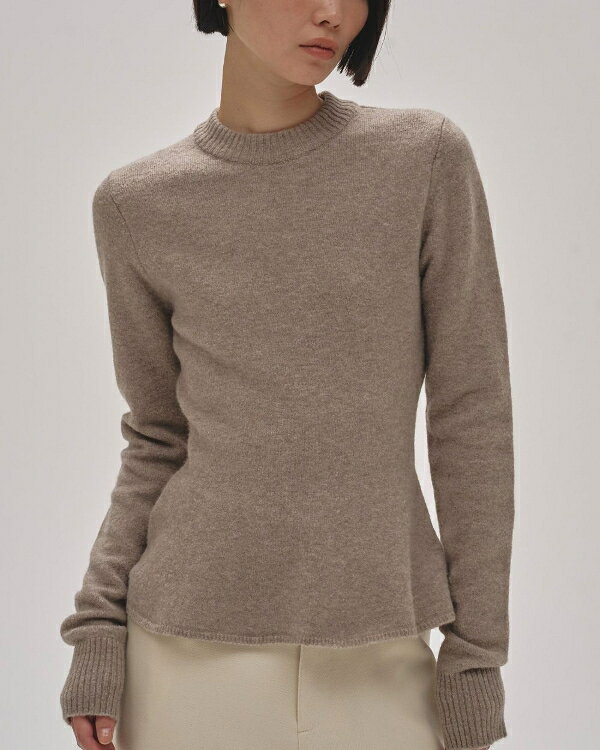 【SALE】【セール】【20%OFF】【即納】TODAYFUL トゥデイフル Life2025winter 2025冬Puffy Peplum Knit パフィーペプラムニット 12520521 吉田怜香【2025Winter新作】≪11月7日入荷≫ - メイン画像 2