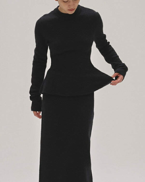 【SALE】【セール】【20%OFF】【即納】TODAYFUL トゥデイフル Life2025winter 2025冬Puffy Peplum Knit パフィーペプラムニット 12520521 吉田怜香【2025Winter新作】≪11月7日入荷≫ - メイン画像 6