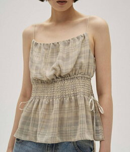 �y���[�zTODAYFUL �g�D�f�C�t�� Life2026springsummer 2026�t��Check Jacquard Camisole �`�F�b�N�W���J�[�h�L���~�\�[�� 12610412 �g�c�十�y2026SS�V��z��5��20�����ׁ�