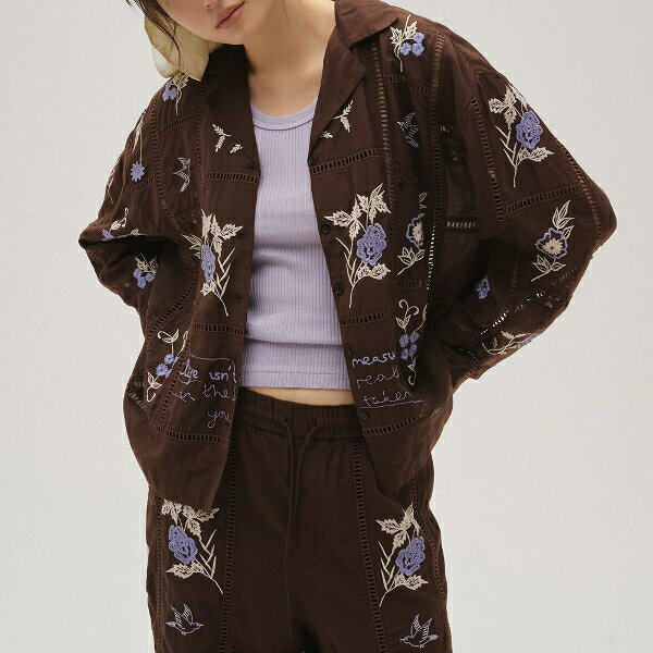 【即納】TODAYFUL トゥデイフル Life2026springsummer 2026春夏Embroidery Patchwork Shirts エンブロイダリー パッチワークシャツ 12610428【2026SS新作】 - メイン画像 3