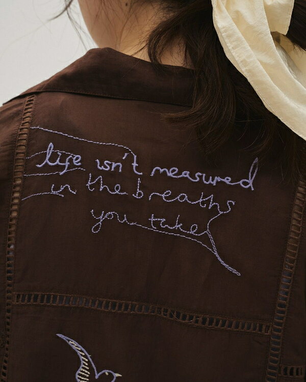 【即納】TODAYFUL トゥデイフル Life2026springsummer 2026春夏Embroidery Patchwork Shirts エンブロイダリー パッチワークシャツ 12610428【2026SS新作】 - メイン画像 7