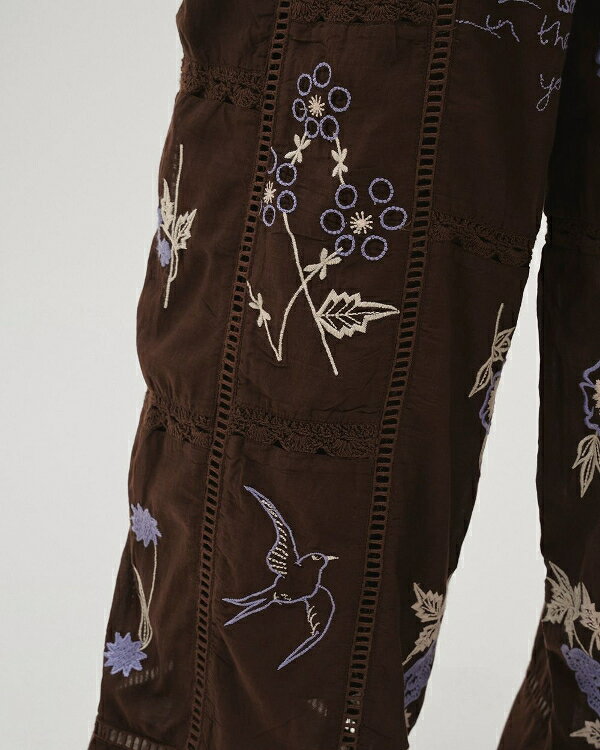 【即納】TODAYFUL トゥデイフル2026springsummer 2026春夏Embroidery Patchwork Trousers エンブロイダリーパッチワークトラウザーズ 12610719【2026SS新作】 - メイン画像 8