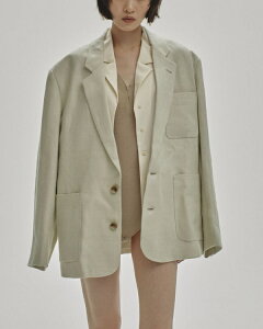 �y���[�zTODAYFUL �g�D�f�C�t��Boyfriend Linen Jacket �{�[�C�t�����h���l���W���P�b�g 12510103 �g�c�十