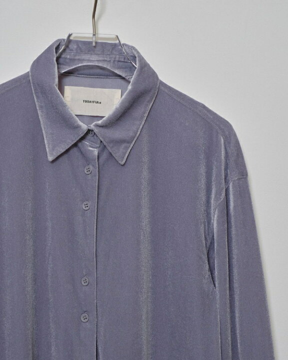 楽天市場】【即納】TODAYFUL トゥデイフルRoundhem Velour Shirts 