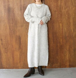 【SALE】【セール】【30％OFF】【即納】Ungrid アングリッド起毛ニットルーズワンピース 112360311201【2023AW】【あす楽】