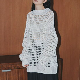 【SALE】【セール】【50％OFF】【即納】TODAYFUL トゥデイフル LIFE's ライフズ2023 winter prefallSquare Mesh Knit スクエアメッシュニット シアーニット 12320512 吉田怜香【2023AW新作】【あす楽】