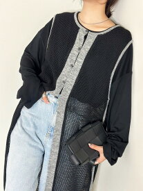 【タイムセール】【20％OFF】【即納】AgAwd アガウドメッシュロングジレ 2419-661116【2024SS新作】【あす楽】≪2月24日入荷≫