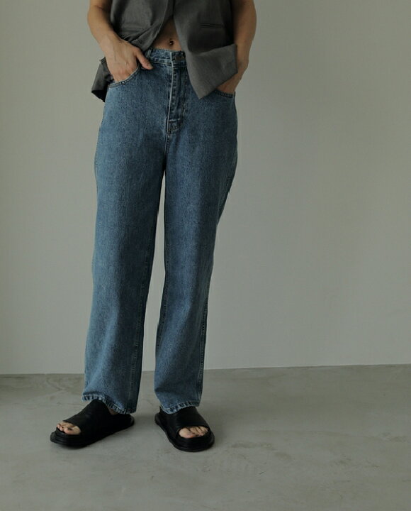 楽天市場】【即納】ànuke アンヌーク anukeHighwaist Straight Denim 