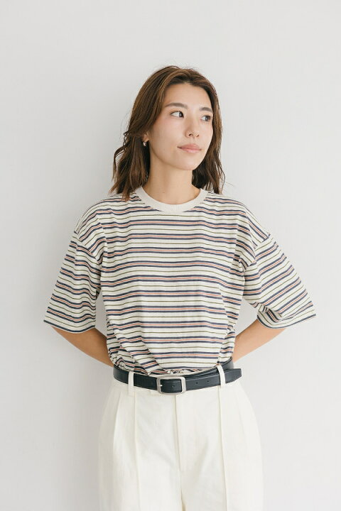 Sandwich CrewプリントTシャツ カベサロッソ