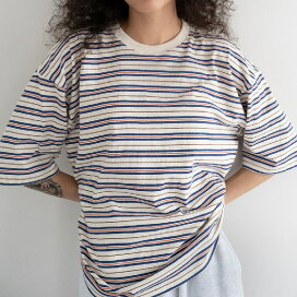コメリ caveza rosso カベサロッソマルチボーダーtシャツ マルチボーダー シャツ カベサロッソ4 23 NEW