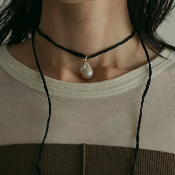楽天市場】【即納】ànuke アンヌーク anukeSilkcord x Pearl Necklace 