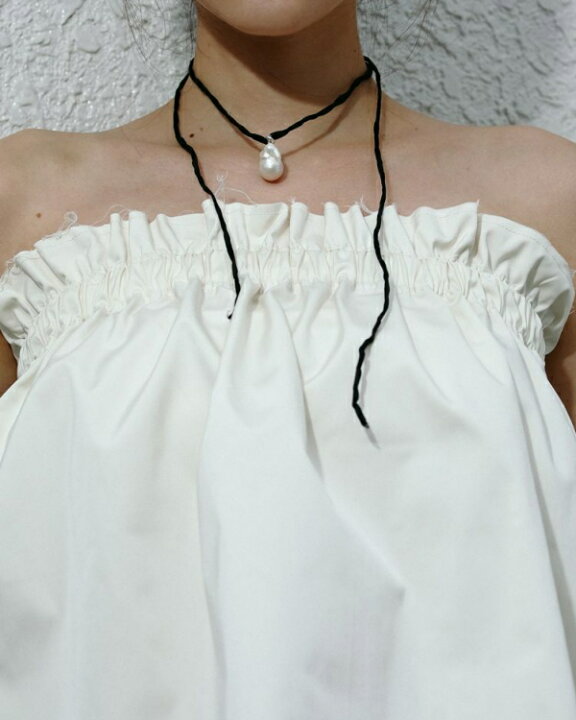 楽天市場】【即納】ànuke アンヌーク anukeSilkcord x Pearl Necklace 