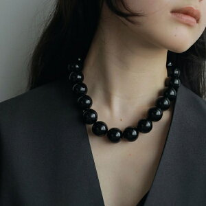 �y���[�zanuke �A���k�[�N anukeVolume Blackball Necklace �{�����[���u���b�N�{�[���l�b�N���X 62520903 �D�g�Ђ��