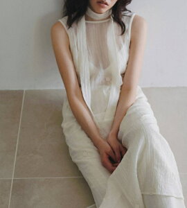 �y���[�zanuke �A���k�[�N anuke2026AW 2026prefall �ďHEmbroidery Sleeveless Onepiece �G���u���C�_���[�X���[�u���X�����s�[�X62620306�y2026AW�V��z��8��17�����ׁ�