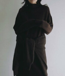 �y���[�zanuke �A���k�[�N anuke2026AW 2026prefall �ďHCocoon Knit Onepiece �R�N�[���j�b�g�����s�[�X 62620310 �D�g�Ђ�݁y2026AW�V��z��9��26�����ׁ�