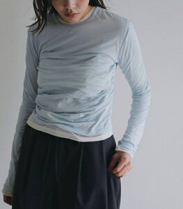 �y���[�zanuke �A���k�[�N anuke2026AW 2026prefall �ďHGather Compact Tops �M���U�[�R���p�N�g�g�b�v�X 62620608 �D�g�Ђ�݁y2026AW�V��z��8��17�����ׁ�