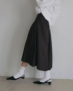 �y���[�zanuke �A���k�[�N anuke2026AW 2026prefall �ďHStripe Pleats Skirt �X�g���C�v�v���[�c�X�J�[�g 62620804 �D�g�Ђ�݁y2026AW�V��z��9��20�����ׁ�