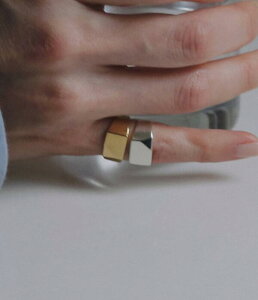 �y���[�zanuke �A���k�[�N anuke2026AW 2026prefall �ďHSquare Pinky Ring �X�N�E�F�A�s���L�[�����O �w�� 62620901 �D�g�Ђ�݁y2026AW�V��z��10��3�����ׁ�