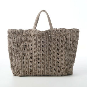 �y���[�zbeej �r�[�Wbeej_Cotton Net Bag �R�b�g���l�b�g�o�b�O Taupe Chocolate �g�[�v �`���R���[�g �� 26ss-pwmi-it-007�y2026SS�V��z��3��15�����ׁ�