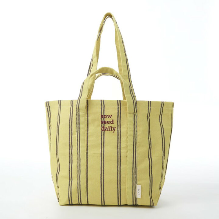 楽天市場】【即納】beej ビージbeej_stripe fabric Tote bag 