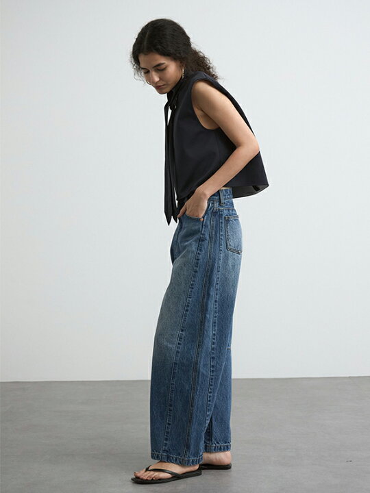 楽天市場】CREDONA クレドナWIDE BEETLE DENIM PANTS ワイドビートル 