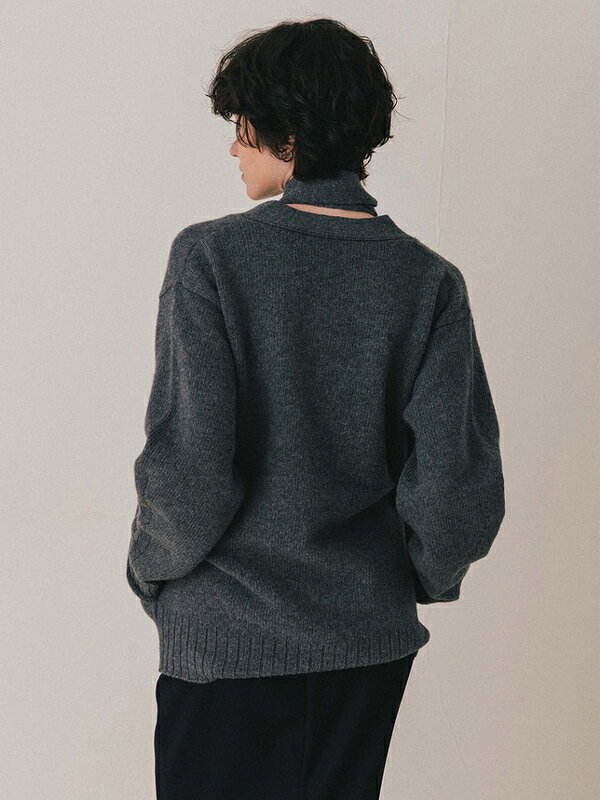 【SALE】【セール】【20%OFF】【即納】CREDONA クレドナHAMILTON KNIT CARDIGAN ハミルトンニットカーディガン 1425511375 - メイン画像 4