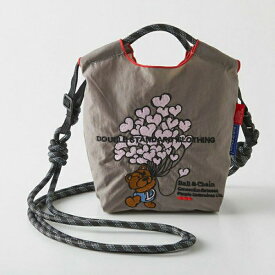 正規品【即納】ダブルスタンダードクロージング/ダブスタ DSCBall&Chain ボールアンドチェーン ポシェット bear クマ 熊 くま ハートバルーン ベア エコバッグ トートバッグ【2025SS新作】≪7月29日入荷≫