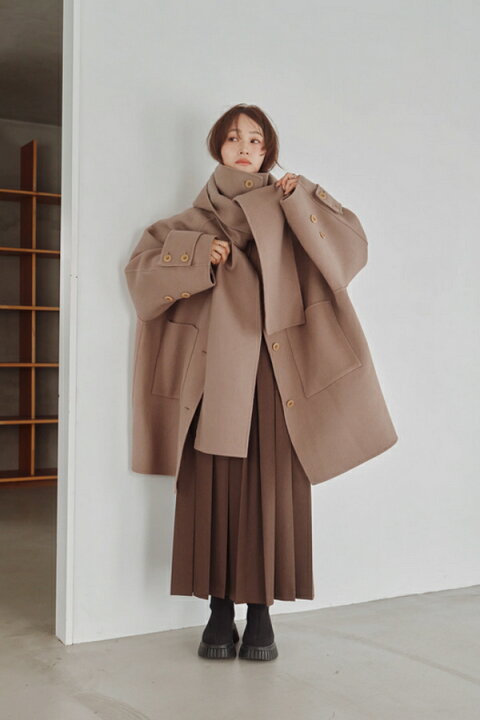 楽天市場】Hella ヘラ2026AW 秋冬 受注会 予約会Hooded Stole Rever 
