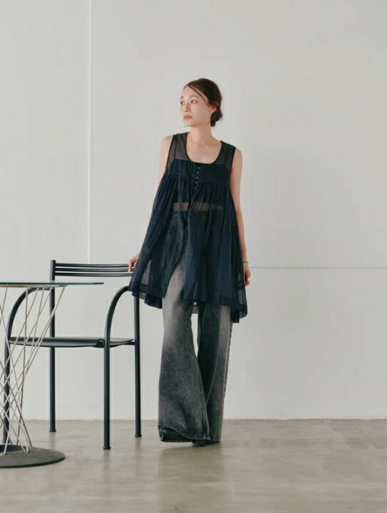楽天市場】Hella ヘラsheer volume tops シアーボリュームトップス 