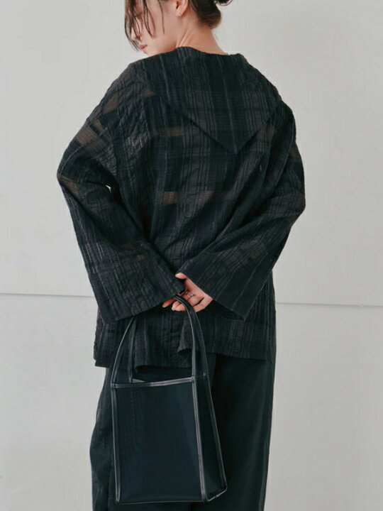 楽天市場】【即納】Hella ヘラsheer check blouse シアーチェック 
