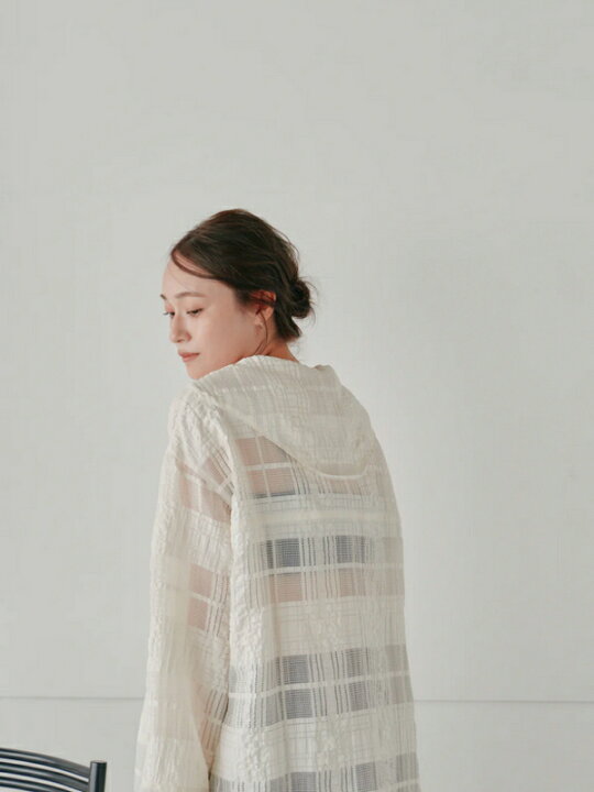 楽天市場】【即納】Hella ヘラsheer check blouse シアーチェック 