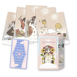 �y�zTiny Youth Tarot �^�C�j�[���[�X�^���b�g 78�� 70×120mm ���p�K�C�h101P�t���b���t�ʒu 5�X�v���b�h ���� �^���b�g�J�[�h ��A���J�i ���A���J�i �t���f�b�L �P���g�\�� �w�L�T�O���� �p�X�e