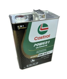 �y�o�C�N�p�G���W���I�C���zCastrol(�J�X�g���[��)�@�p���[1�@�A���e�B���b�g�@5W-40(4���b�^�[��)�@�y500�z