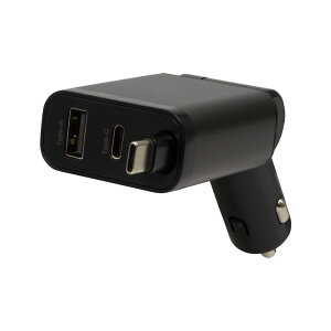 �y���񂹑Ή��z�y�J�[�p�i�zYAC(���b�N)�@TP-234(PD30W�}�����[���[�d�{TypeC�{USB�`���[�W���[) �@�y500�z