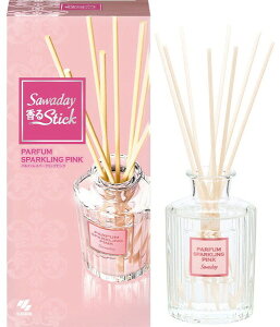 【アロマ・芳香剤】小林製薬リードディフューザー サワデー香るStickスパークリングピンク 本体 70ml【590】