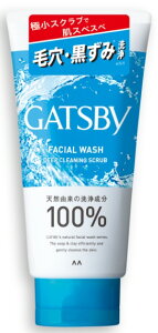 【スキンケア】マンダム GATSBY(ギャツビー)洗顔料 フェイシャルウォッシュディープクリーニングスクラブ 130g 【590】