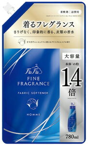 【洗濯用品】NSファーファ ・ジャパン柔軟剤 ファインフレグランス つめかえ用大容量 本体の1.4倍 780ml HOMME(オム)【590】